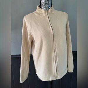 Charter Club Cream Knit Sweater